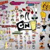 Cartoon Network Clasics Vector Svg, Eps, Pdf, Dexter, Johnny Bravo