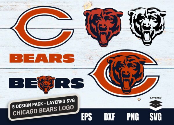Chicago Bears Svg, Bears Svg, Bears Logo Svg