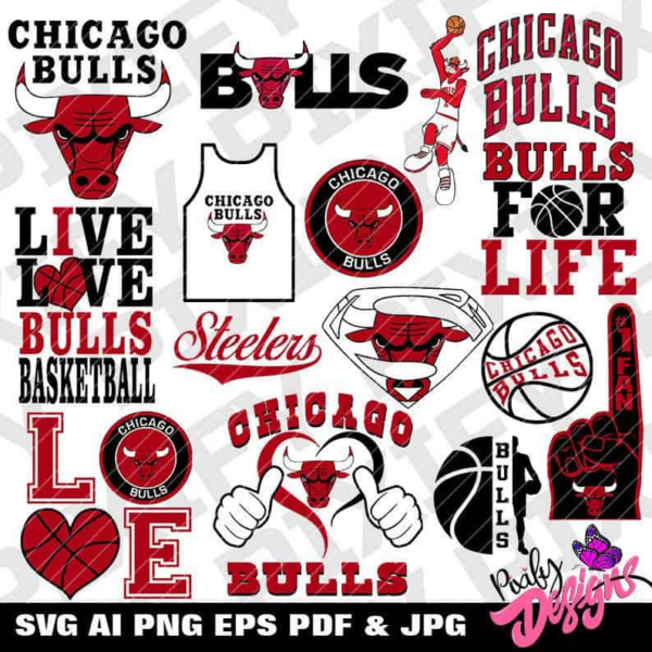 Chicago Bulls, B1, Bulls Svg, Chicago Bulls, Chicago Bulls Clipart