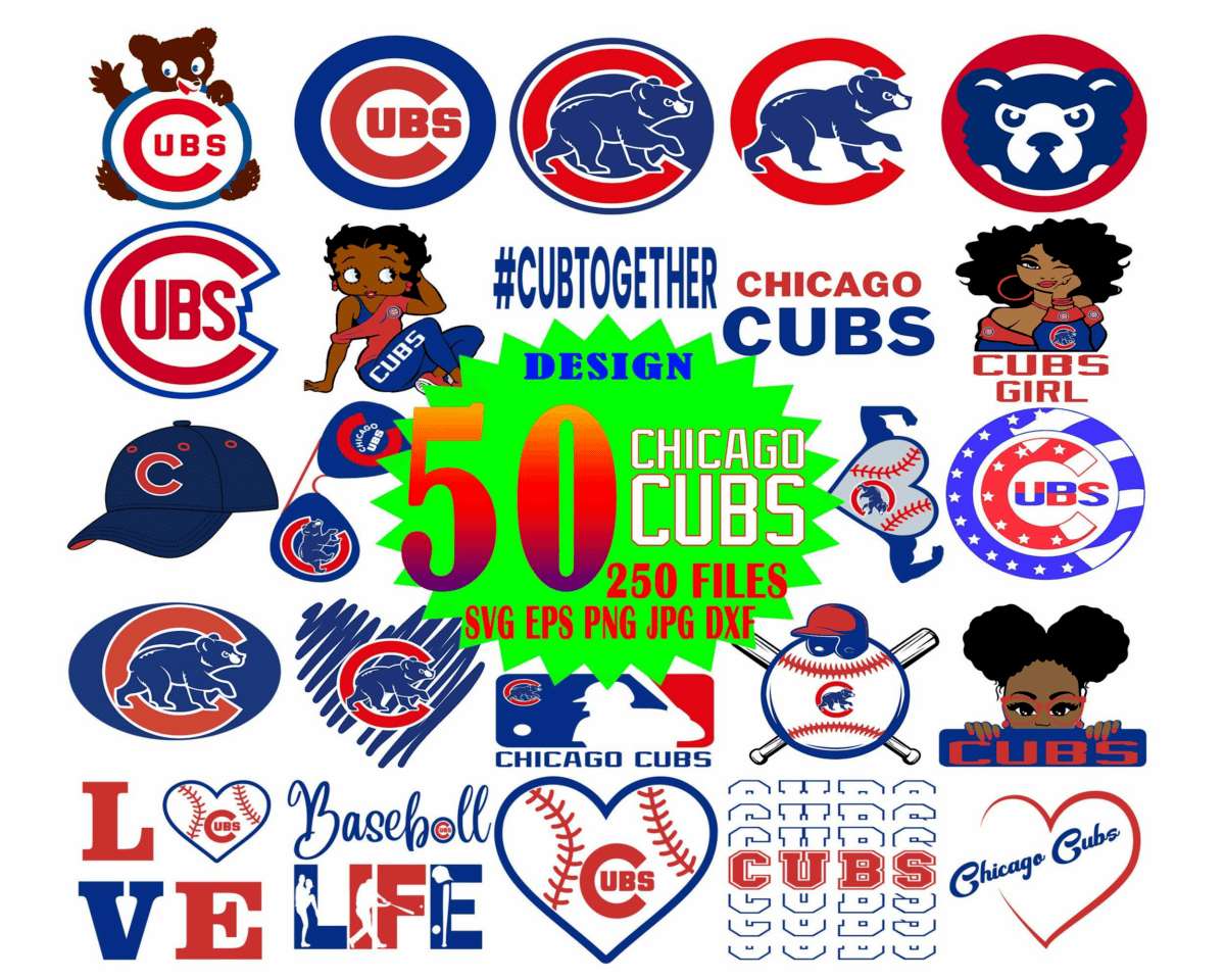 chicago cubs svg files cubs logo svg file for cricut mlb team svg jju5j