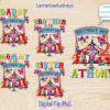 Circus Birthday Family Bundle, Png, Circus Personalized Png, Circus