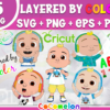 Cocomelon Svg Cocomelon Clipart Cocomelon Png Cocomelon Svg Bundle