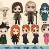 Cute Harry Potter Universe Characters Svg Clipart Bundle Layered By M5lhn 100x100
