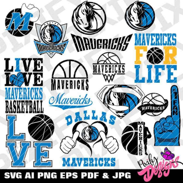 Dallas Mavericks Svg, B1, Mavericks Svg, Dallas Mavericks, Mavericks