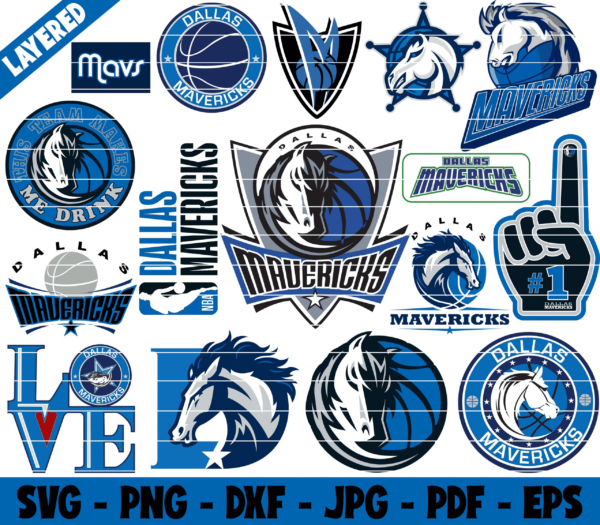 Dallas Mavericks Svg, Nba Logo Svg Bundle, Dallas Nba Teams Svg,