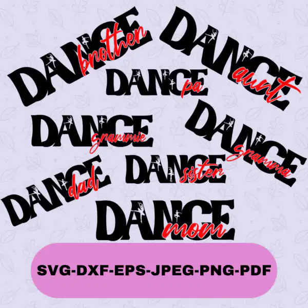 Dance Bundle Svg Cricut And Silhouette Cut Files