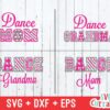 dance svg dance mom svg dance grandma qrdrt