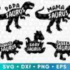 Dinosaur Family Svg Dinosaur Family Svg This Is Us Cut Files Clipart Printable Silhouette Scepe 100x100