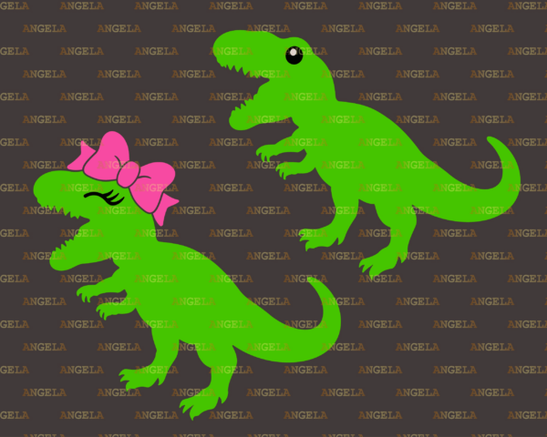 Dinosaur Svg, Girl Dinosaur Svg, Dino Boy Svg, T-Rex Svg, Birthday