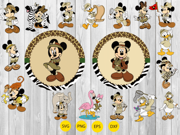Disney Animal Kingdom Bundle Svg, Mickey Mouse Svg