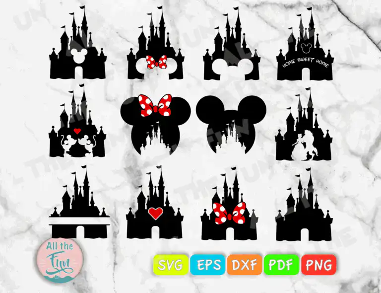 Disney Castle Svg