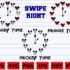 Disney Time Svg, Minnie Time Svg, Mickey Time Svg, Clock Svg, Time