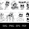 dj marshmello svg marshmello dabbing svg marshmello face ggqky