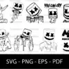 Dj Marshmello Svg