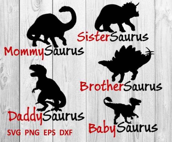 Family Dinosaur Svg Family Svg Bundle Mothers Day Svg Fathers Day Svg