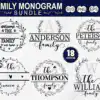 Family Monogram Svg Bundle
