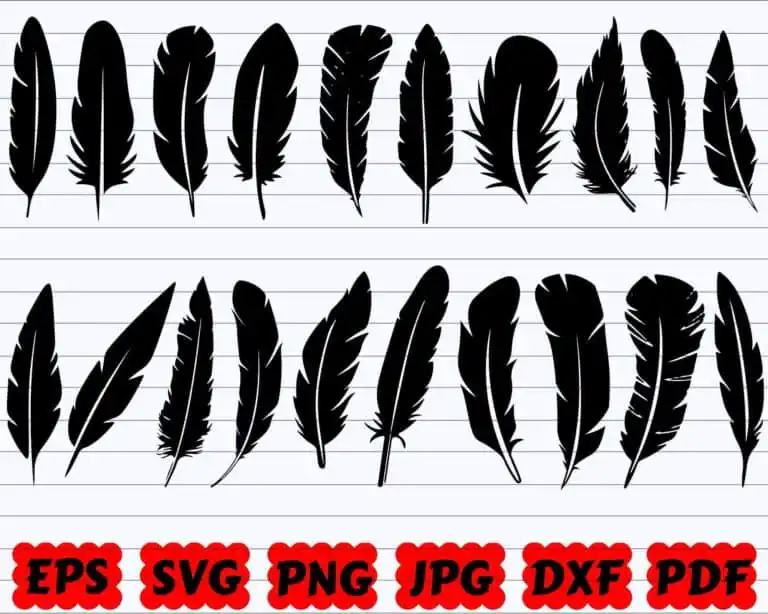 Feathers Svg