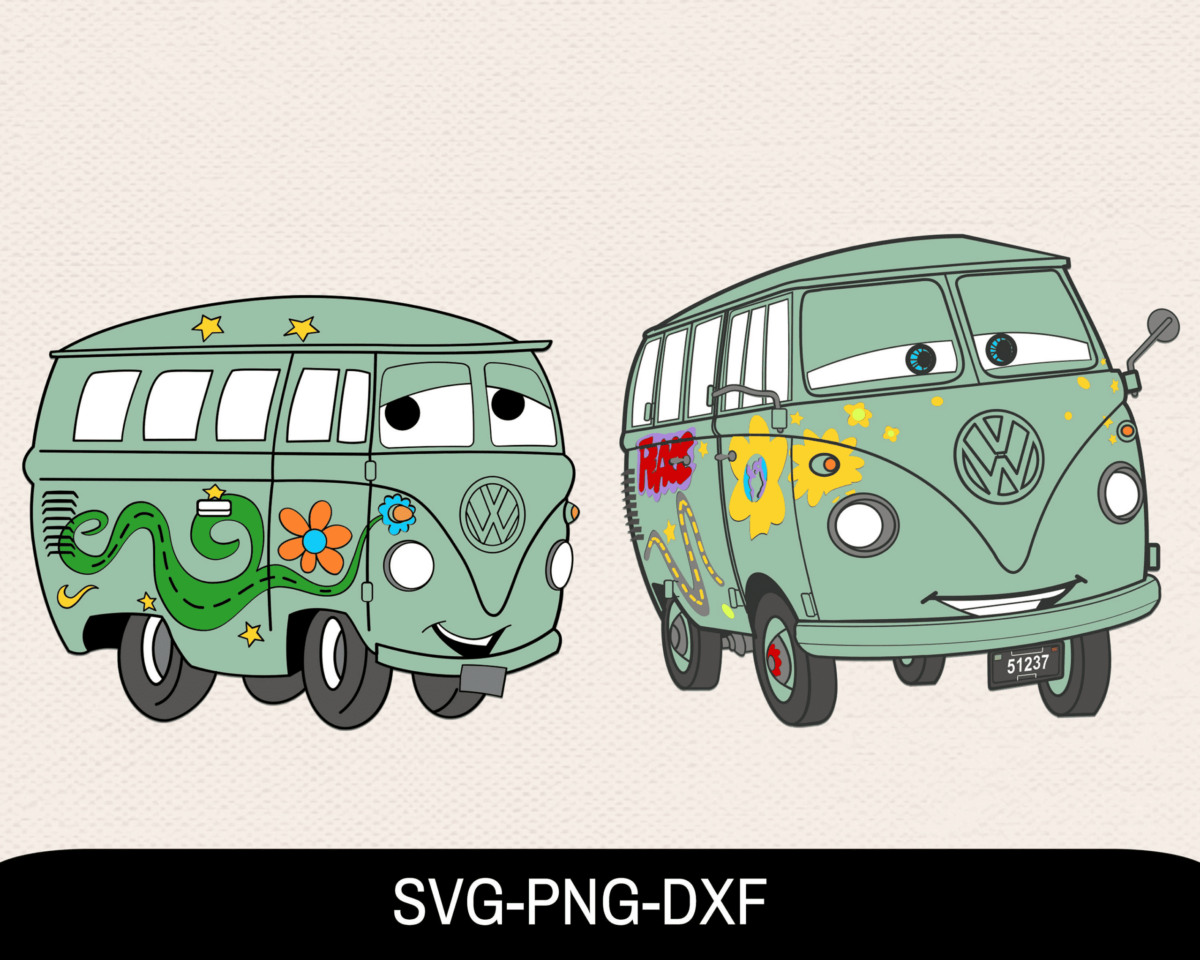 Fillmore Svg, Disney Cars Svg, Cars Svg Bundle, Svg For Cricut,