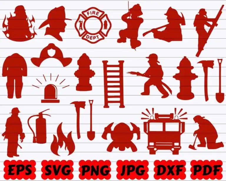 Firefighter Svg