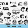 Fishing Bundle Svg Fishermansvgfishing Svg Fish Svg Fishing Hook Vlp1o 100x100