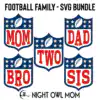 Football Second Birthday Svg Bundle Two Football Second Birthday Svg Bundle Two Mom Dad Sis Bro Family Ypuos 100x100