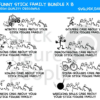 funny stick figure people family car decal bundle pack cutcricut iwxiw
