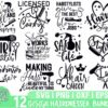 hairdresser svg bundle hairstylist svg cut files funny hairdresser nrl4c