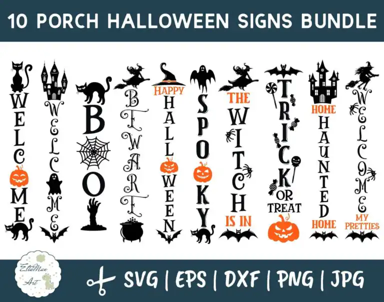 Halloween Porch Sign Bundle