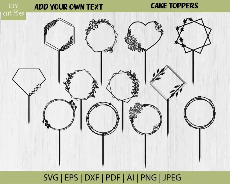 Happy Birthday Svg Cake Topper