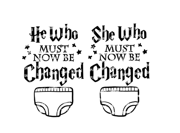 Heshe Who Must Now Be Changed Svg Harry Potter Svg, Baby Svg, Baby