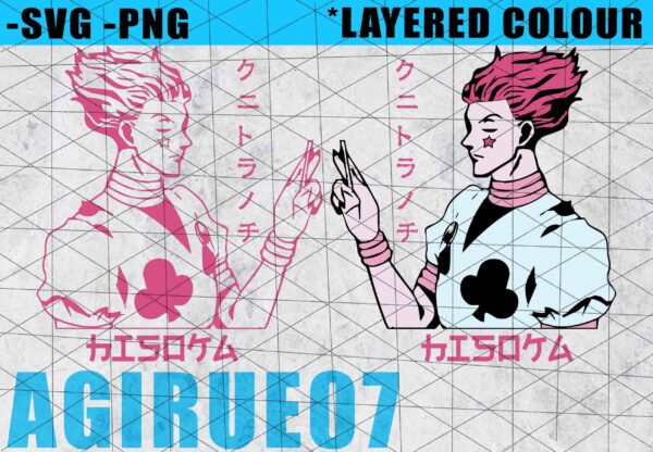 Hisoka Hunter X Hunter Anime Svg