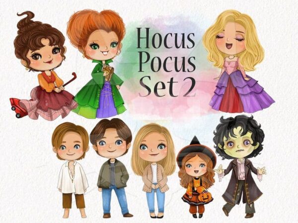 Hocus Pocus Halloween Png Best Graphic Designs Cutting Files