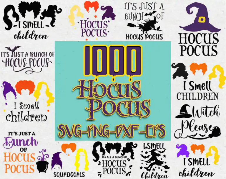 Hocus Pocus Svg Bundle