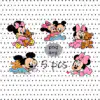 Layered Baby Mickey Mouse And Friends Svg
