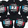 Level 7 Unlocked Birthday Family Svg Bundle