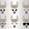 llama svg bundle llama face svg cute animal svg birthday girl svg vizuy