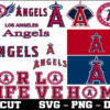los angeles angels mlb baseball svg bundle ymeko