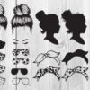 messy bun mom svg messy bun bandana svg bundle messy hair dont zj7yq