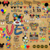 mickey autism awareness bundle svg autism ribbon svg puzzle svg qho2o
