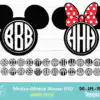 Mickey Mouse Svg Minnie Mouse Monogram Svg Disney Svg Cricut Bieg9 100x100