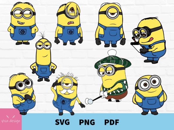 Minion Svg Bundle, Minions Svg, Minion Svg, Minion Tom Svg, Minion
