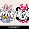 Minnie And Daisy Svg Disney Svg Minnie Svg D8cvg 100x100