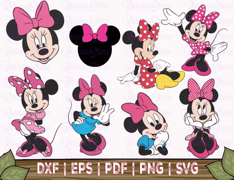 Minnie Mouse Svg