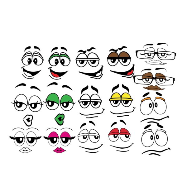 M&M Svg, Mandm Faces Svg, Mm Face Svg Ornaments, Candy Svg Instant ...