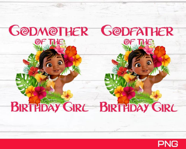 Moana Birthday Girl Png Digital File, Birthday Girl, Digital Files,