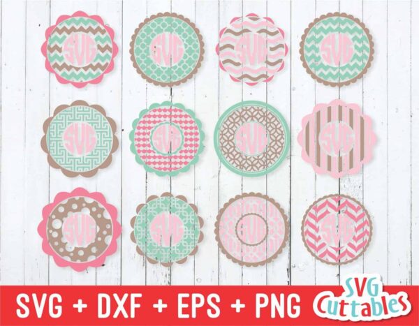 Monogram Frame Svg, Monogram Frames Svg, Chevron Frame Svg,