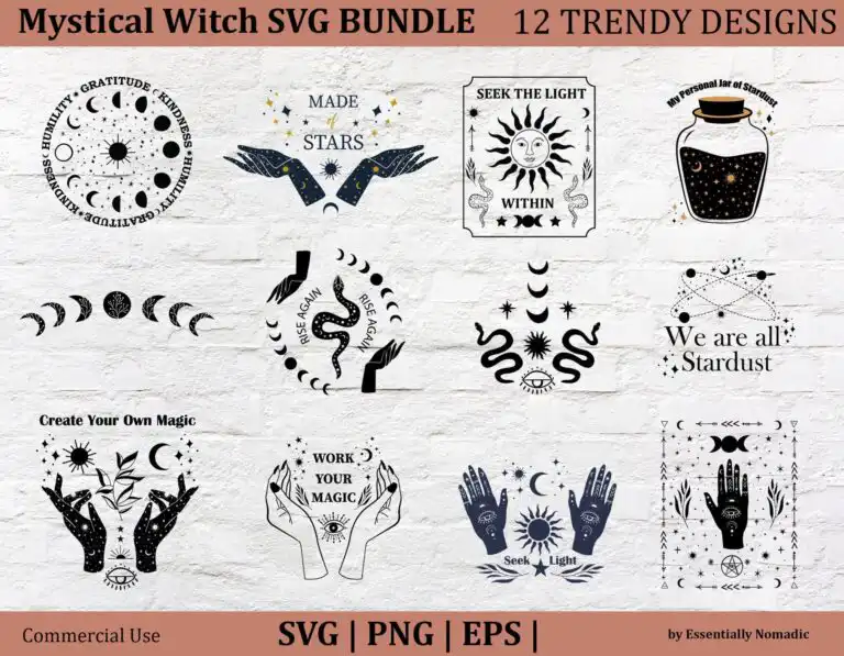 Mystical Witchy Svg Bundle