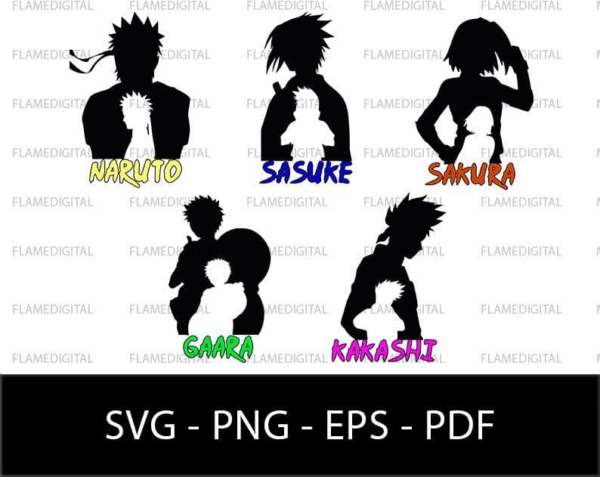Naruto Svg, Naruto Svg Bundle, Naruto Cutfile, Naruto Vector, Naruto