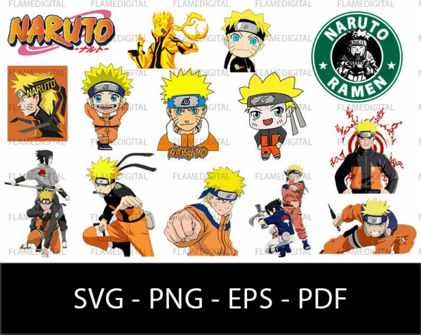 Naruto Svg Naruto Vector Naruto Bundle Svg Naruto Cutfile Instant