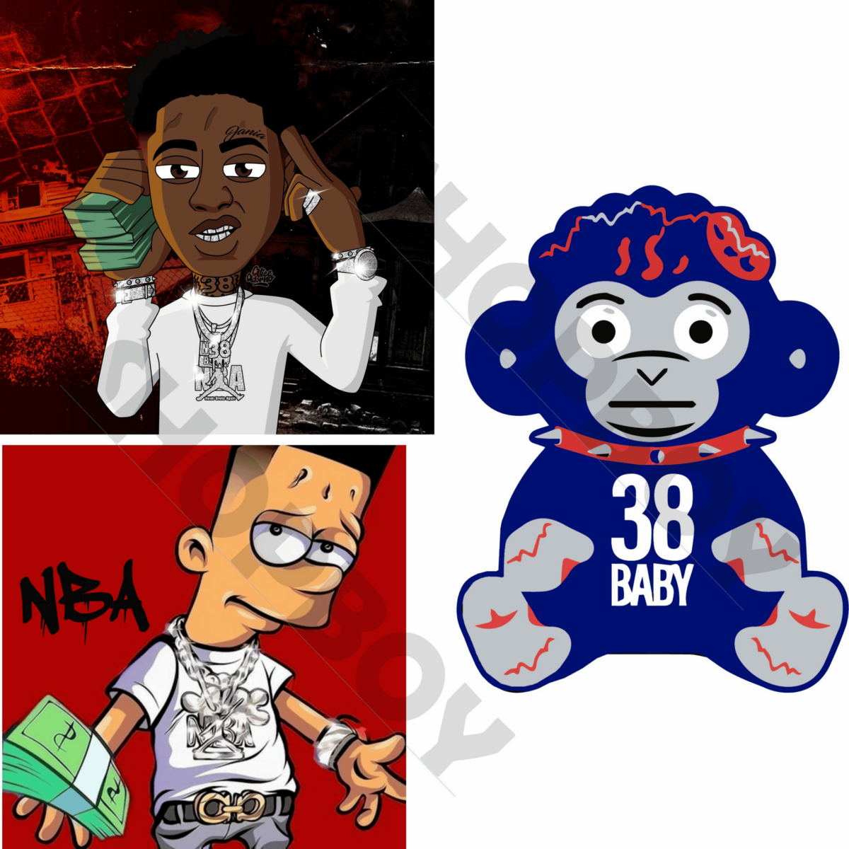 Nba Young Boy Bundle, Nba, Never Broke Again, Nba Young Boy Svg, 38